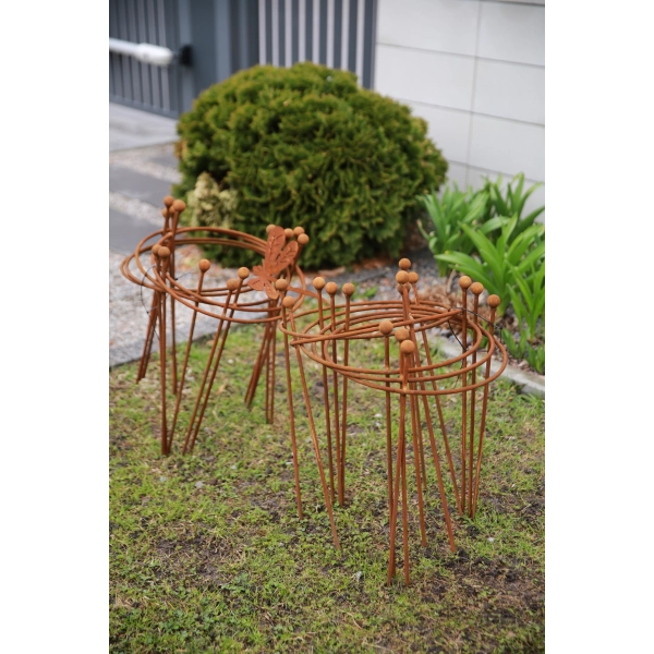 1 x Stylowa Podpora do roślin krzewów kwiatów PERGOLA średnica 45cm wysokość 65cm